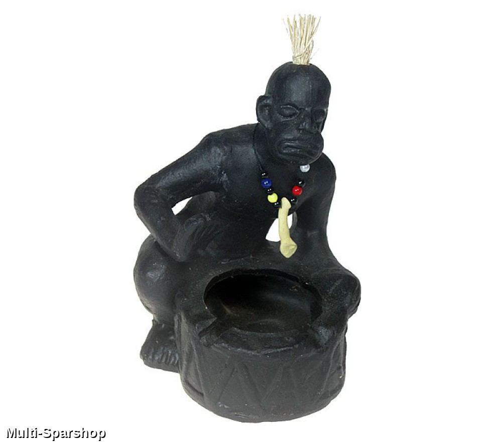 Afrikaner als Figur in schwarz