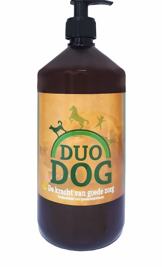 Duo Dog Pferdefett 1000 ml Hunde Nahrungsergänzung Haut Allergien Darm Knochen