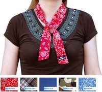 Kühl Schal kühles Halstuch Kühlkrawatte Aqua Coolkeeper Cooling Necktie 